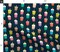Tea Kawaii Cute Food Bubble Navy Japanese Foods Fun Kids Custom Printed Fabric by Spoonflower Various Fabrics by the Yard or Fat Quarter